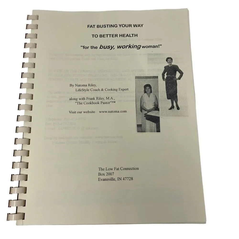 Vintage 90’s‎ Diet Cookbook Natoma’s Deluxe Menu 28 day plan book fatbusting